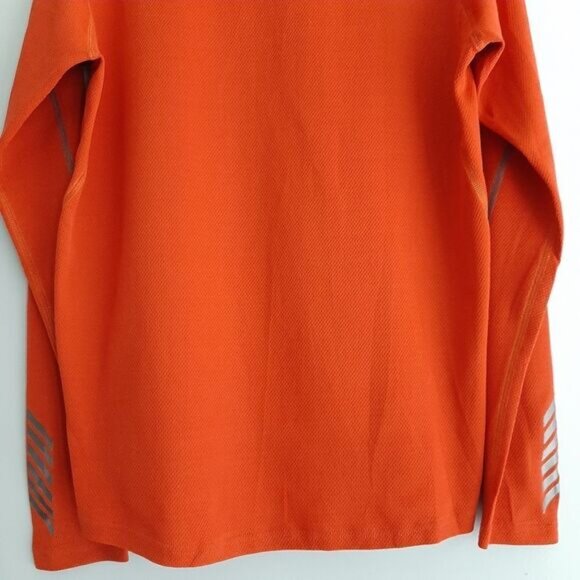 HELLY HANSEN 1/2 Zip Pullover Performance Base Layer Top Orange Men's Sz M - L - Picture 9 of 11